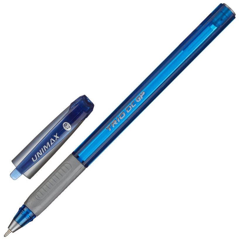 Ручка шариковая неавтомат. Unomax/Unimax TrioDCGPtinted син, масл, манж