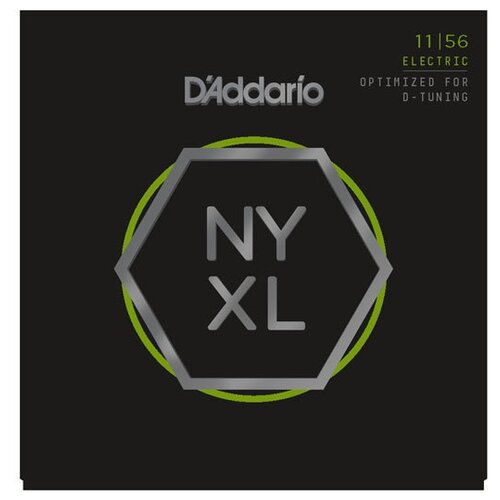 DAddario NYXL1156 струны для электрогитары, никель, 11-56 струны для электрогитары d addario eps520