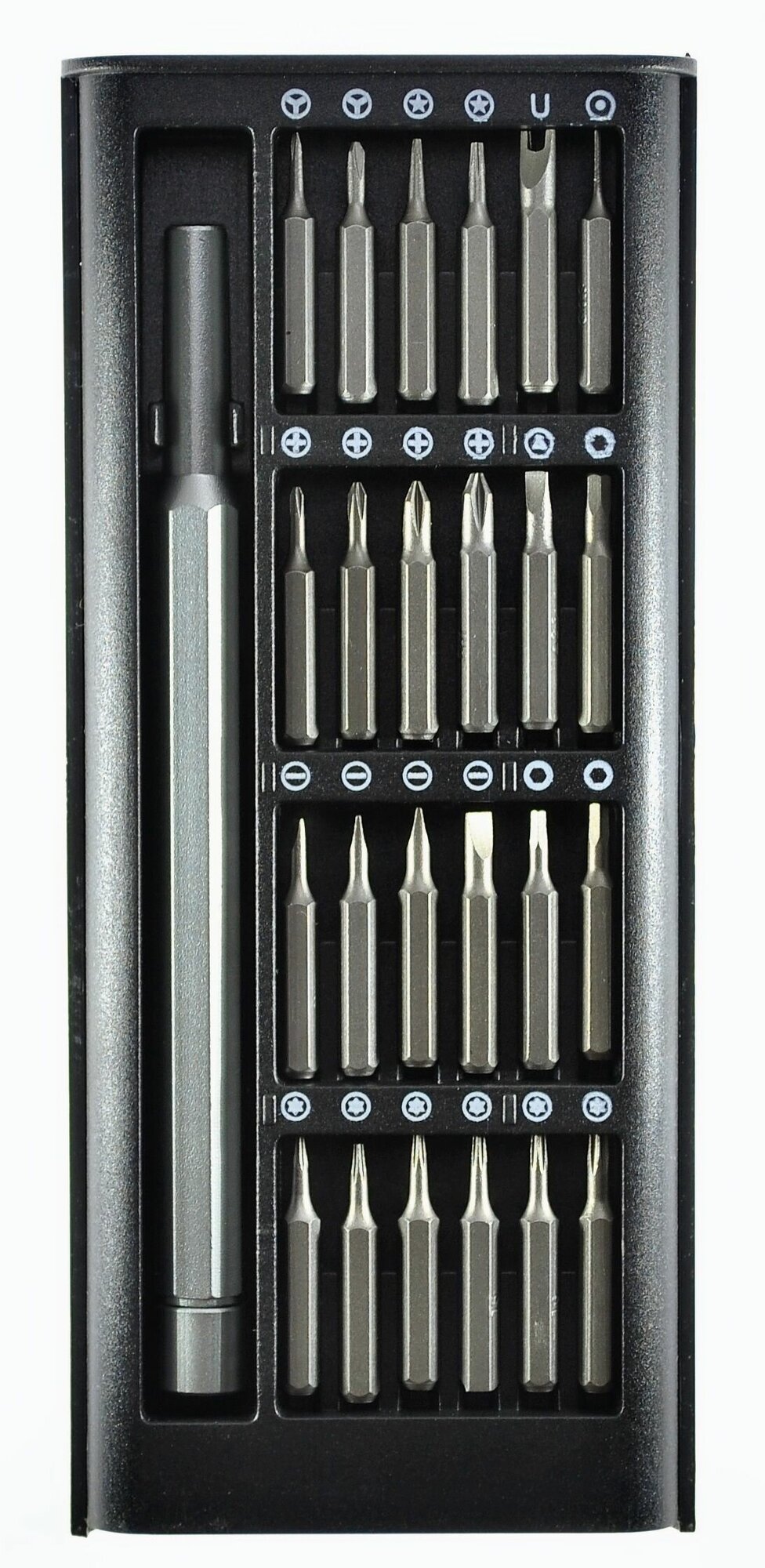 Набор отверток с магнитными насадками 24 в 1 Отвертка с битами Для телефона планшета ноутбука и точных работ с набором бит