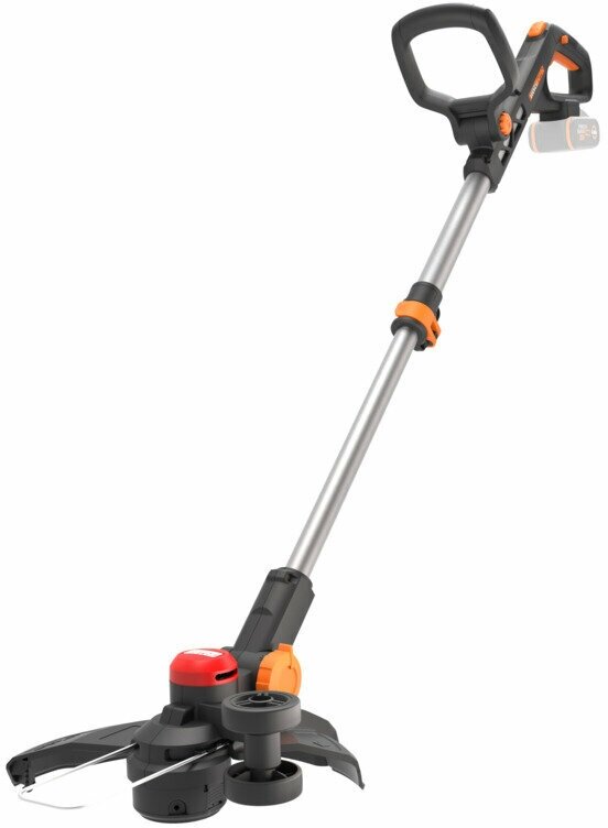 Триммер бесщеточный WORX 20V (33см) аккумуляторный - фото №1