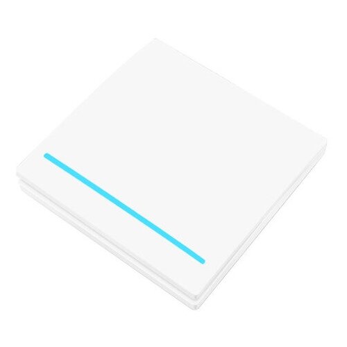 Дистанционный (беспроводной) выключатель Qiachip 1 клавиша, белый с полоской(без реле)