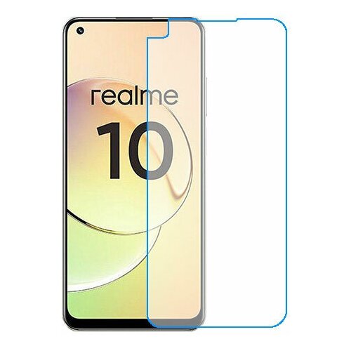 Realme 10 защитный экран из нано стекла 9H одна штука скрин Мобайл