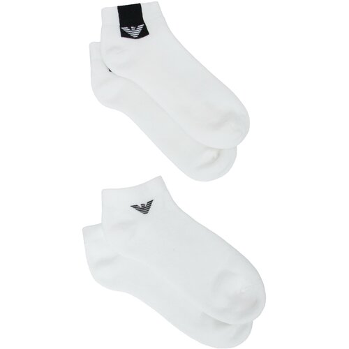 фото Носки emporio armani, 2 пары, размер onesize, белый