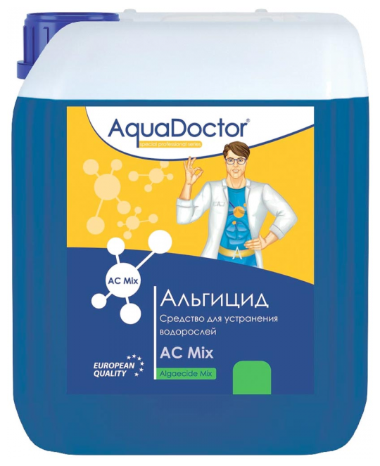 Химия для очистки бассейнов AquaDoctor Альгицид 30л канистра AQ22414
