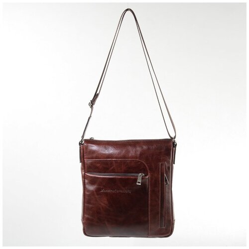 фото Мужская сумка-планшет maxsimo tarnavsky 1040 коричневая