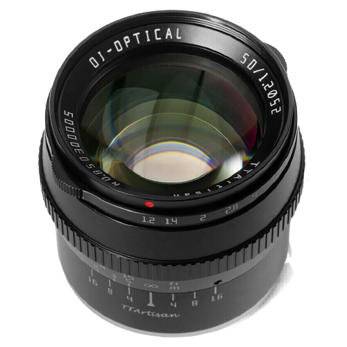 Объектив TTArtisan 50mm F1.2 E-Mount, черный..