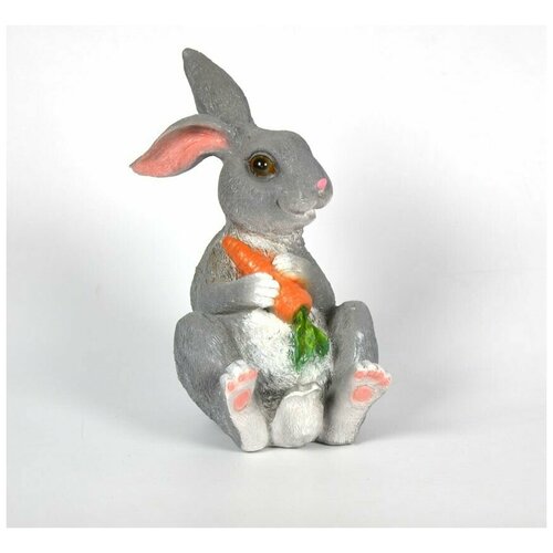 Фигура Кролик с морковкой H26см