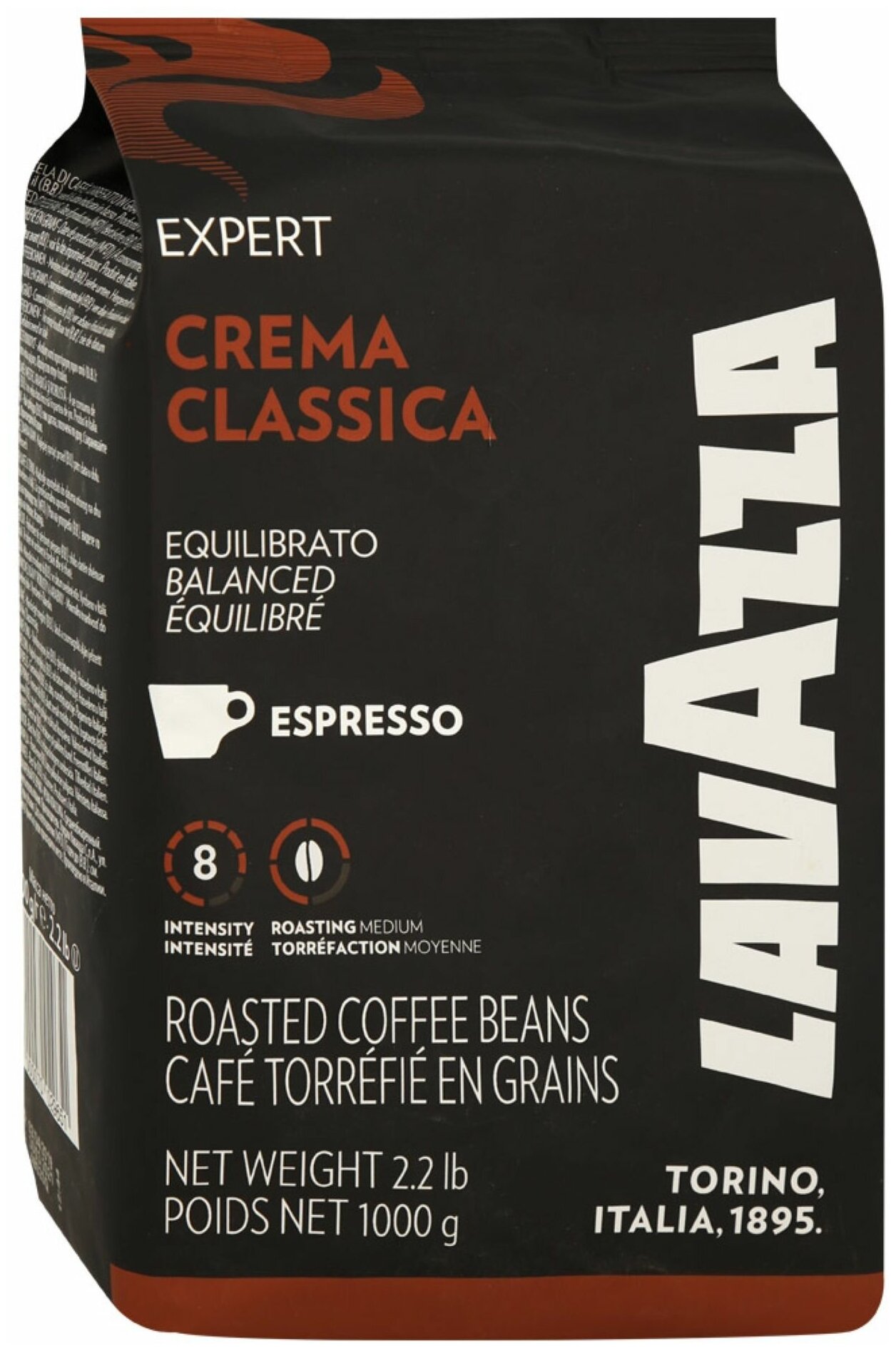 Кофе в зернах LAVAZZA Crema Classica Expert, 1кг