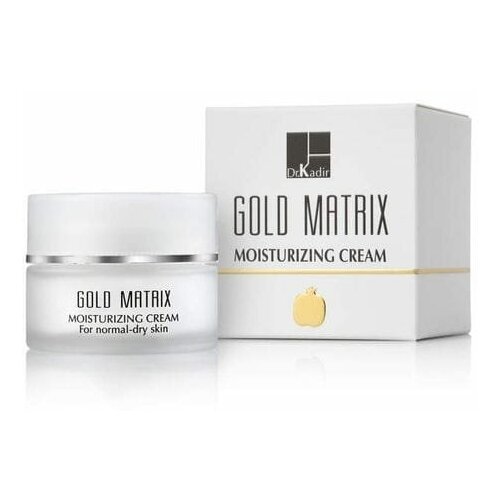 Dr. Kadir Gold Matrix Moisturizing Cream For Normal Dry Skin / Увлажняющий крем для нормальной и сухой кожи, 50 мл увлажняющий крем для нормальной и сухой кожи dr kadir gold matrix moisturizing cream 50 мл