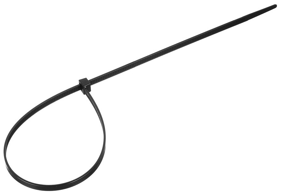 Стяжка кабельная Европартнер 370х48 нейлонoвая черная (100 )