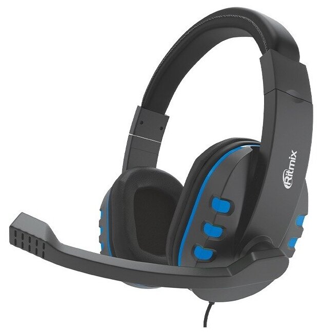 Игровая гарнитура Ritmix RH-555M Gaming Blue