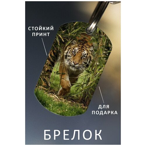 фото Брелок для ключей тигр подарок мужчине ребенку женщине, брелок детский женский мужской, подвеска на рюкзак, брелок на сумку животные zhenya cloud