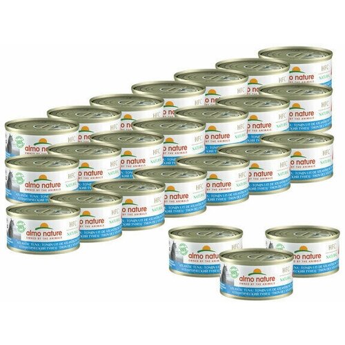 Almo Nature Консервы для Кошек с Атлантическим Тунцом 75% мяса (HFC Adult Cat Atlantic Tuna) 0,07 кг х 24 шт.