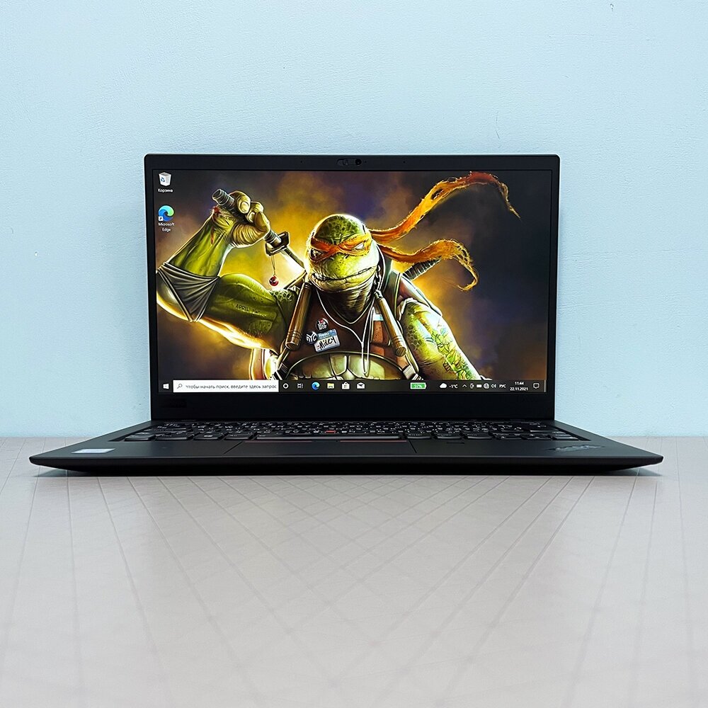 Ноутбук Lenovo ThinkPad X1 Carbon gen 6 14" IPS FHD сенсорный, i7-8650U, 16ГБ, 512ГБ SSD, Win 11 pro