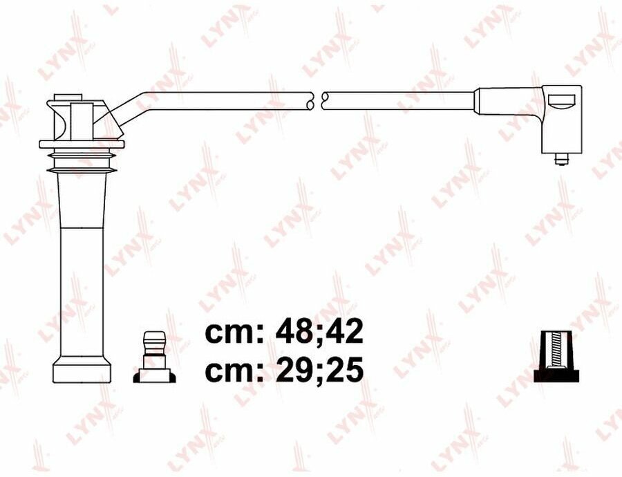 LYNX провода высоковольтные FORD FOCUS I SPE5114