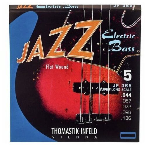 Струны для бас-гитары Thomastik-Infeld JF365 Jazz Flat Wound 44-136