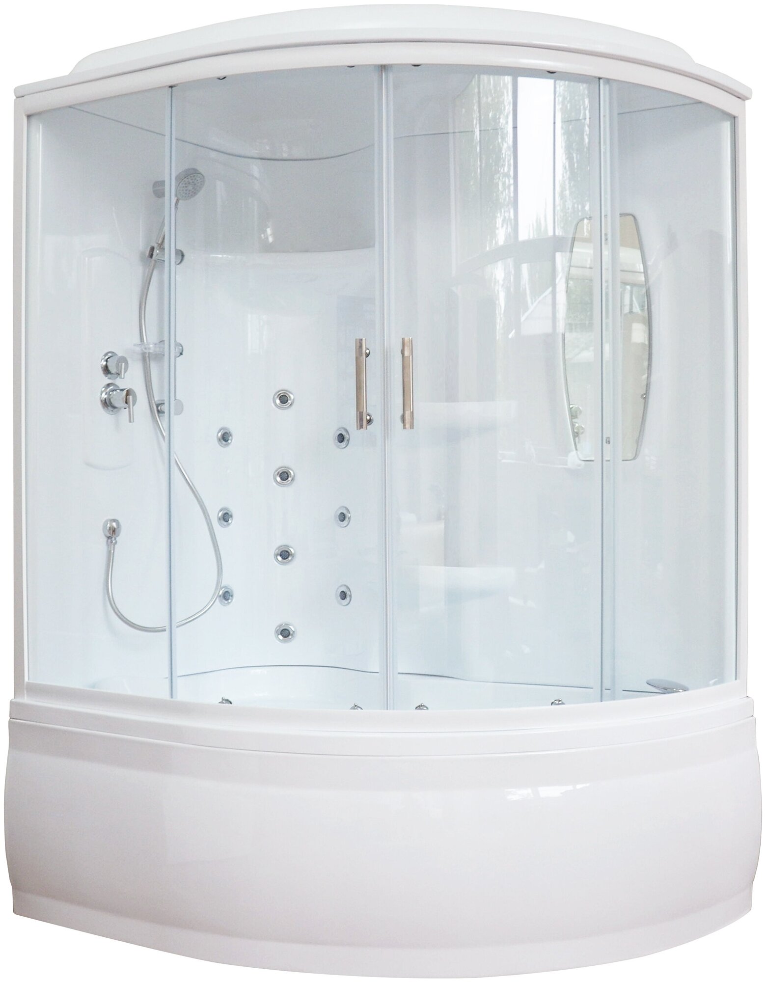 Душевая кабина Royal Bath RB 150ALP-T-CH (прозрачное) левая