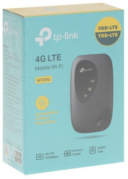 Wi-Fi роутер TP-LINK M7000, черный - фотография № 13