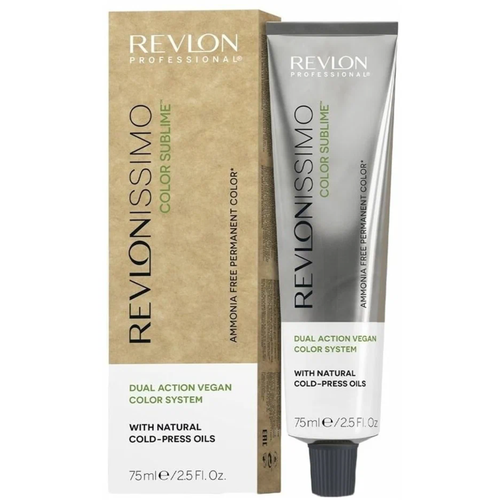 Revlon Professional Revlonissimo Color Sublime Vegan, 6 темный блондин, 75 мл nano professional база strong color system 13