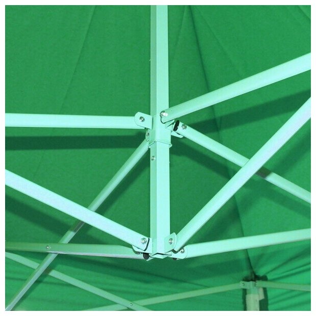 Тент-шатер Отдых раздвижной 2х2х2,5 метра зеленый - фотография № 4