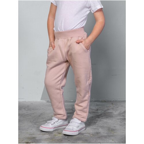 фото Брюки детские персиковые из футера, размер 146 said ali