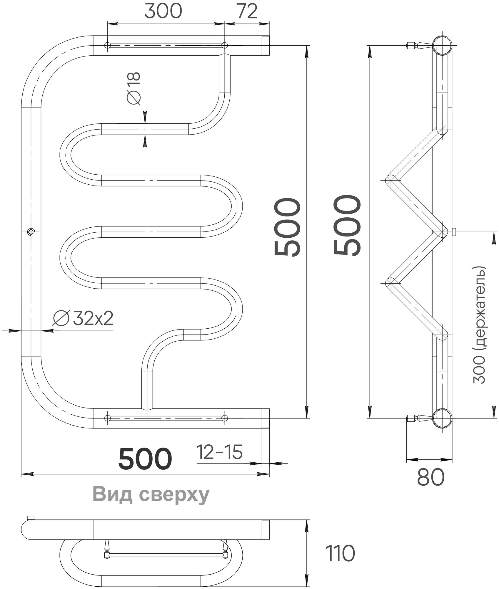 Полотенцесушитель INDIGO - фото №5