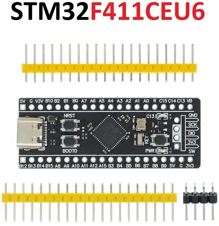 Отладочная плата на базе микроконтроллера STM32F411CEU6