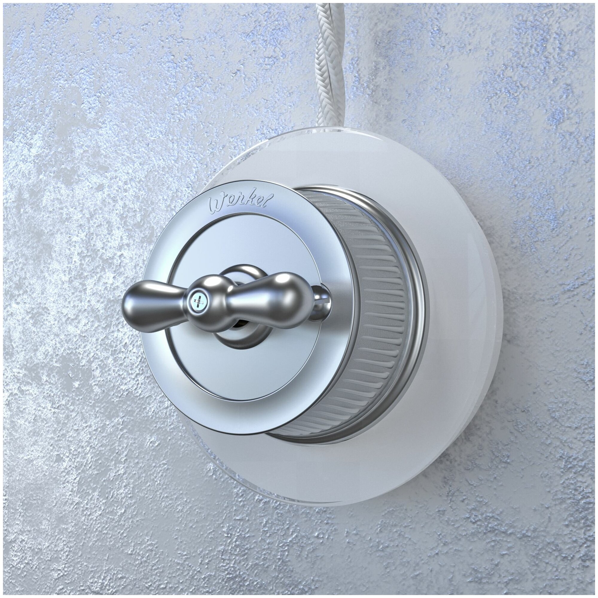 Рамка на 1 пост Werkel Favorit Runda W0015101 4690389166419 - фото №2
