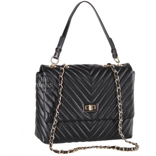 фото Сумка natale navetta, натуральная кожа, черный