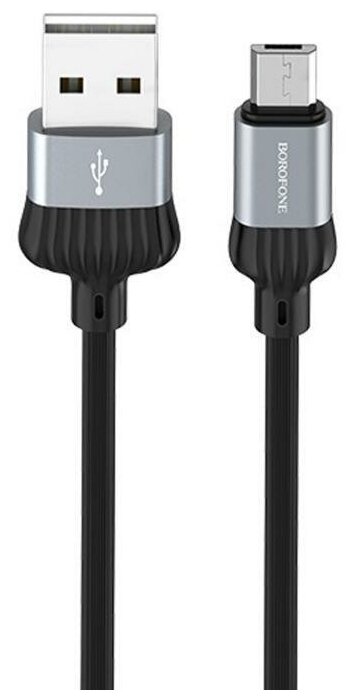 Кабель USB MicroUSB Borofone BX28 <серый>