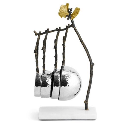 Набор мерных ложек на подставке 5 предметов Michael Aram Бабочки гинкго
