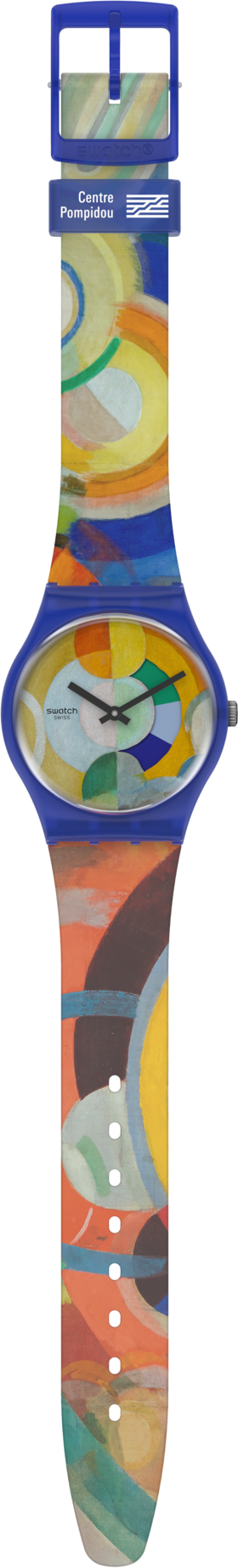 Наручные часы swatch, синий