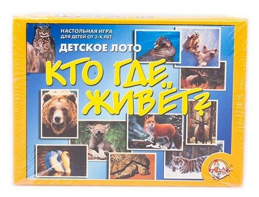 Лото Десятое Королевство "Кто где живет?", вторая версия (82)