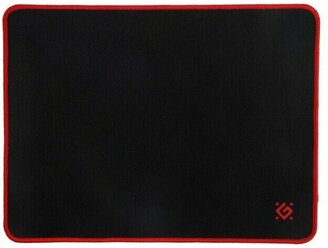 Коврик для мыши Black M, игровой, 360x270x3 мм, чёрно-красный