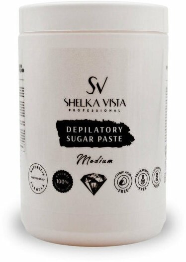Shelka Vista cахарная паста Professional medium (средняя), 1400 гр