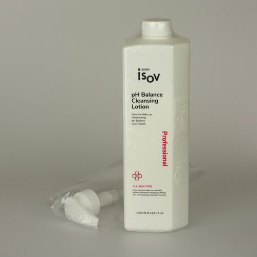 Isov Sorex Молочко для бережного снятия макияжа с чувствительной кожи PH Balance Cleansing Lotion, 1000 мл.