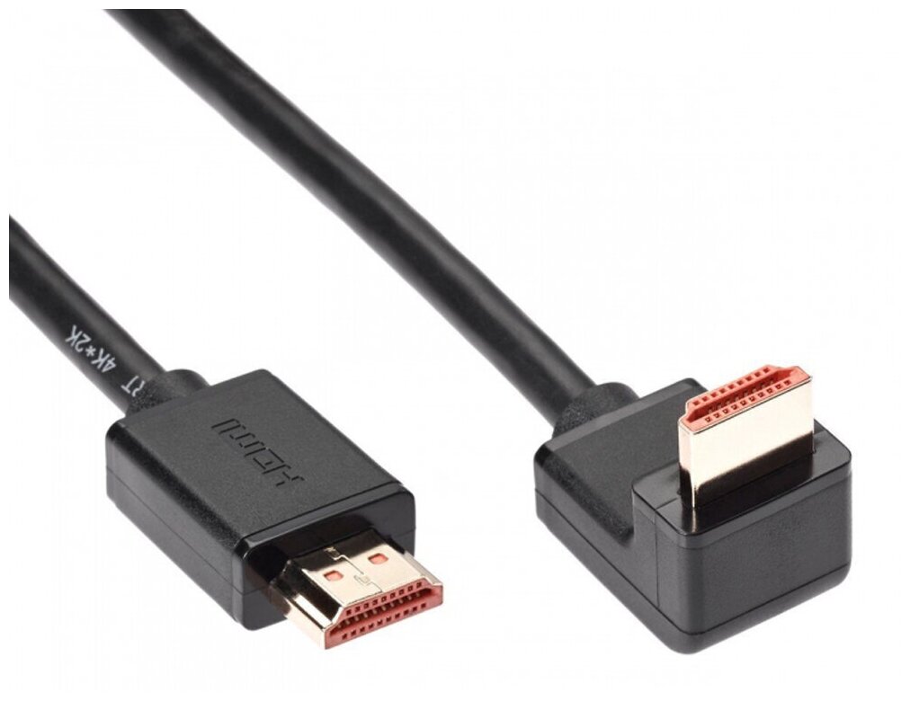 Кабель а/в TELECOM 1m м HDMI---HDMI ver 2.0 TCG225-1M - фото №1