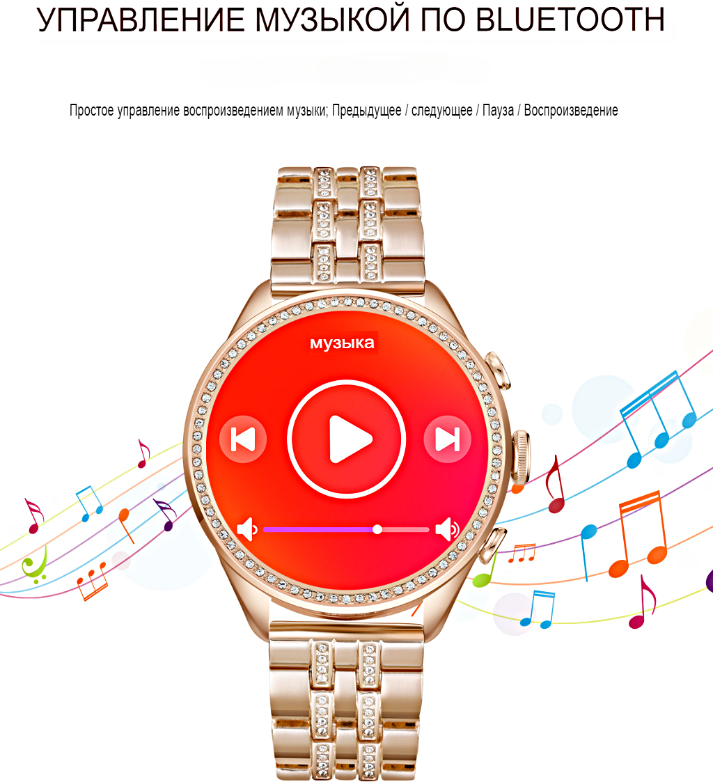 Умные часы женские Smart Watch GEN 9 Смарт-часы для женщин 2023 iOS Android Bluetooth звонки 2 ремешка WinStreak
