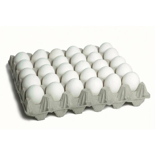 Яйца белые куриные, домашние 30 шт