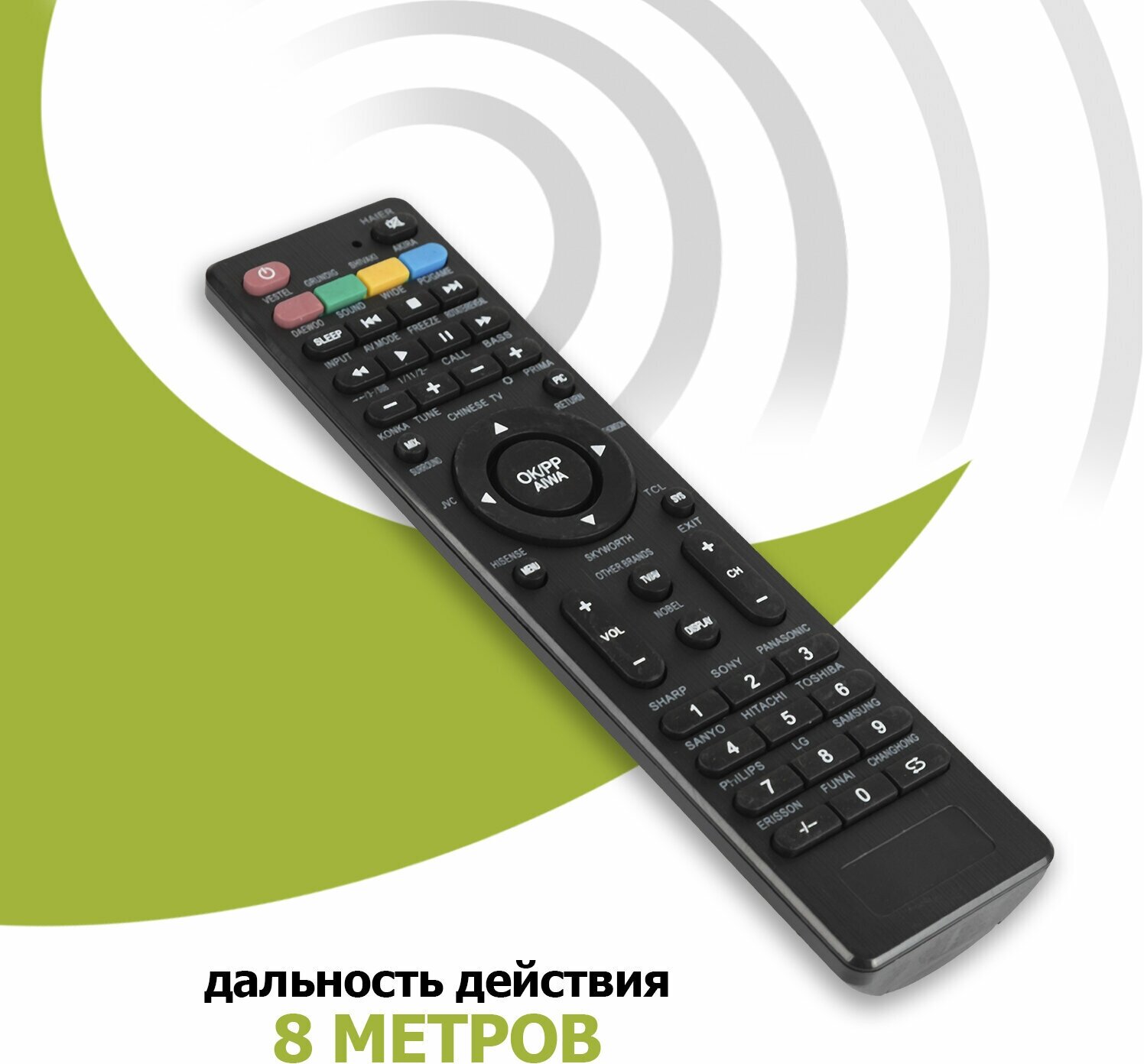 пульт универсальный для телевизора (rx-707e), 38-0011, rexant Smartbuy - фото №3