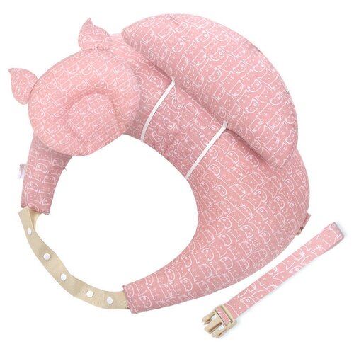 фото Подушка для кормления новорожденных, розовая mister box