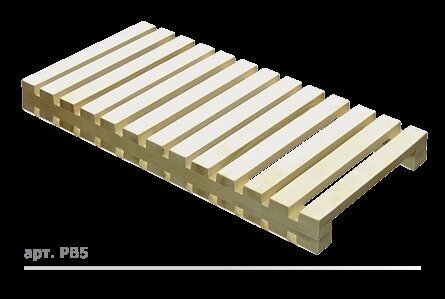 фото Решетка напольная деревянная 750*350*32 мм Ника