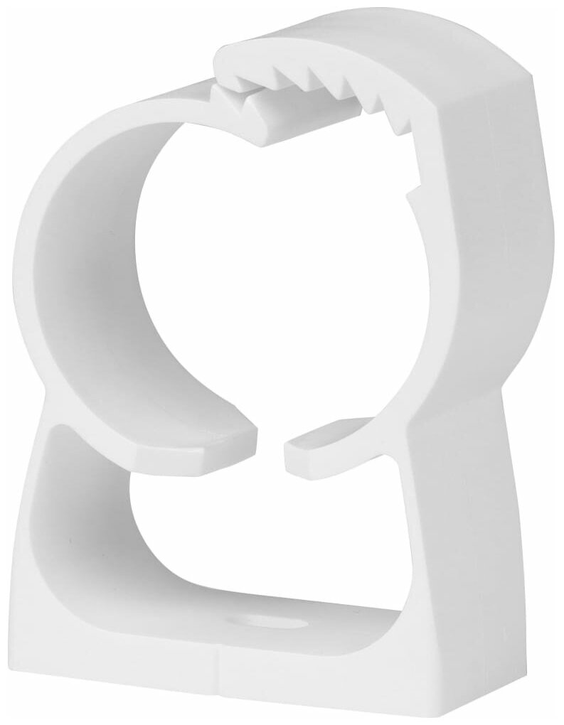 Европартнер Крепеж-клипса для трубы с фиксатором PDF 35-42 белая 10 шт 50004 D . - фотография № 1