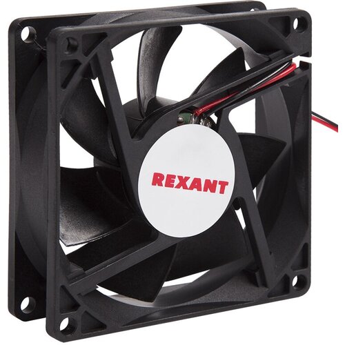 вентилятор rexant 72 4080 rx 8025ms 24vdc Система охлаждения для корпуса REXANT RХ 8025MS 24VDC, черный