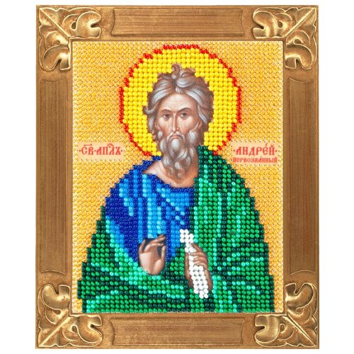 Набор для вышивания бисером вертоградъ. Святой Апостол Андрей, 10х13 см, арт. B702