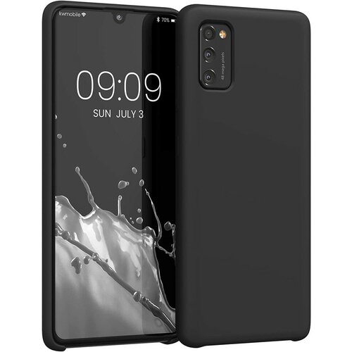 Накладка силиконовая Silicone Cover для Samsung Galaxy A41 A415 черная