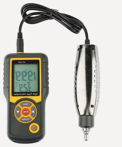 Изображение товара Измеритель вибрации HT-1201 - портативный прибор для замера уровня вибрационного шума в подарочной упаковке