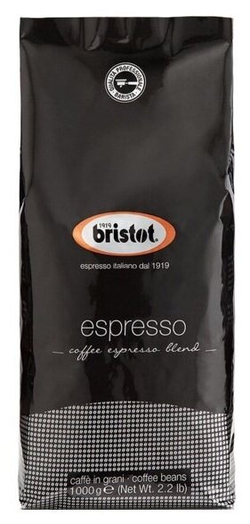 Bristot Espresso Pro кофе в зернах 1 кг