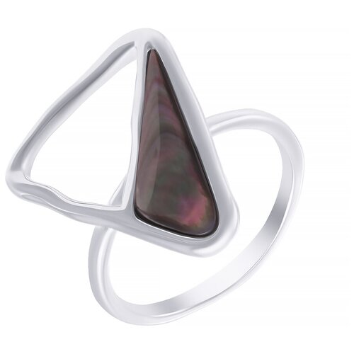 фото Element47 кольцо из серебра 925 пробы с перламутром 0036105562_ko_sh_wg, размер 19