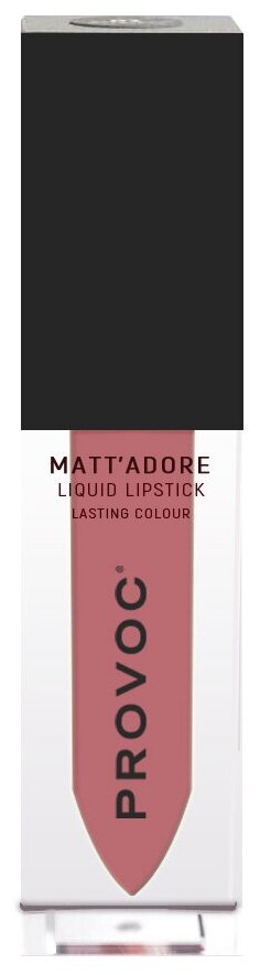 Provoc Mattadore Liquid Lipstick 09 Lumin Жидкая помада для губ, матовая, 4.5 гр (цв. пудрово-розовый)